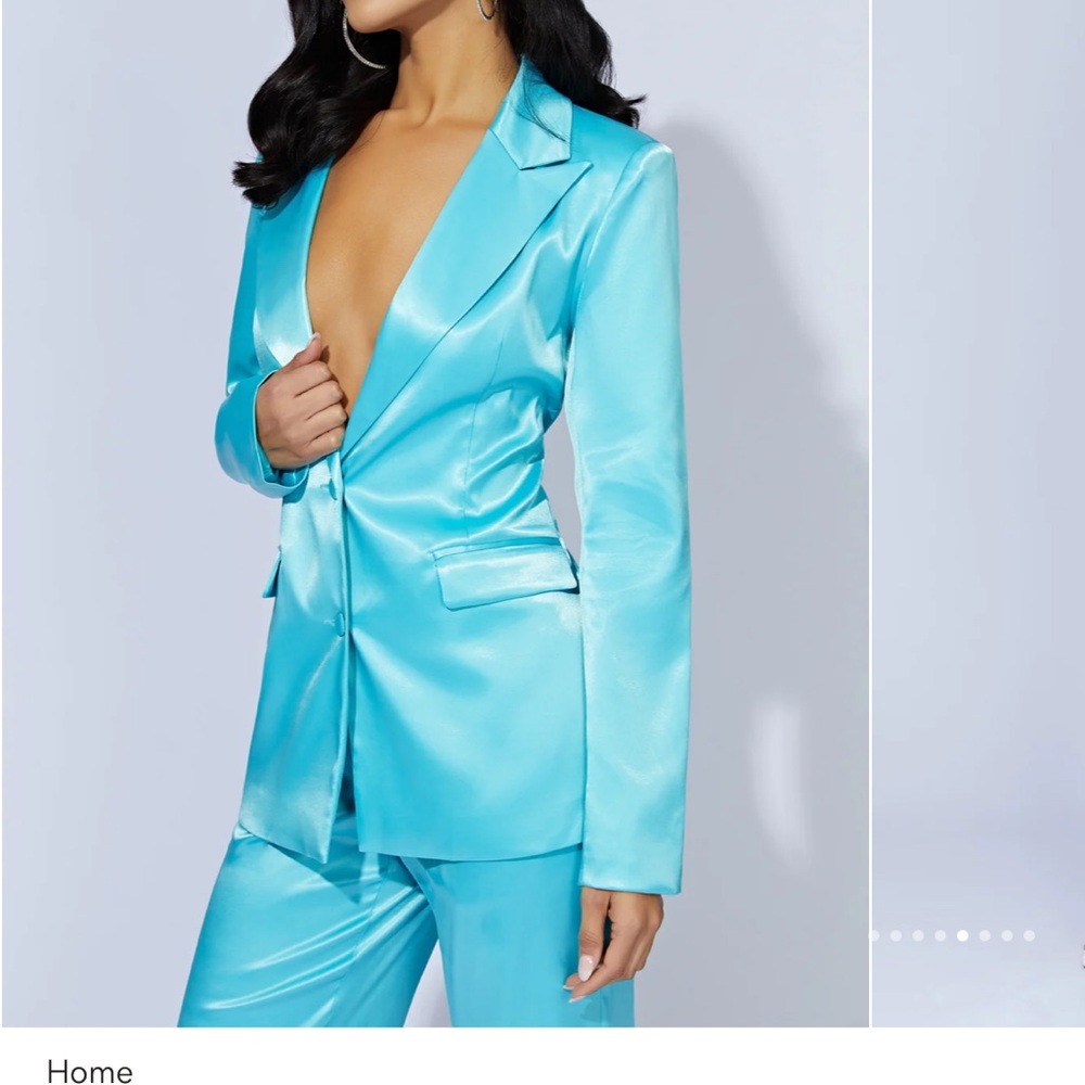 Meshki Satin Blazer